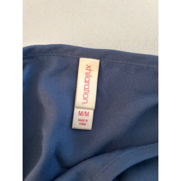 2/$30 Xhilaration Blouse‎ Cold Shoulder top crochet lace Peasant Boho size M - Picture 6 of 9